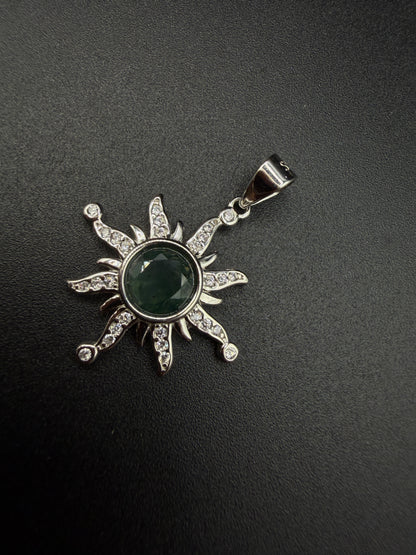 Moss Agate S925 Necklace