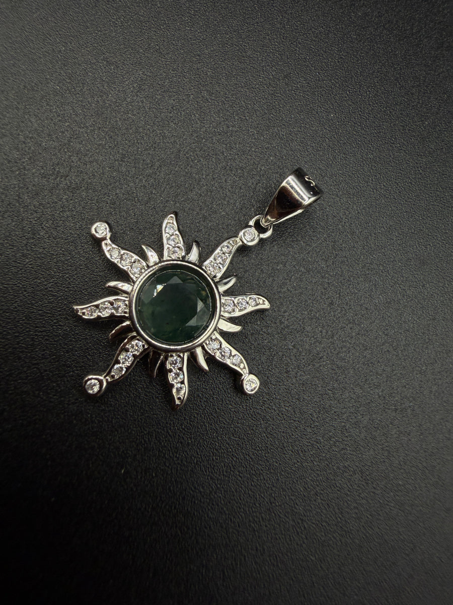 Moss Agate S925 Necklace