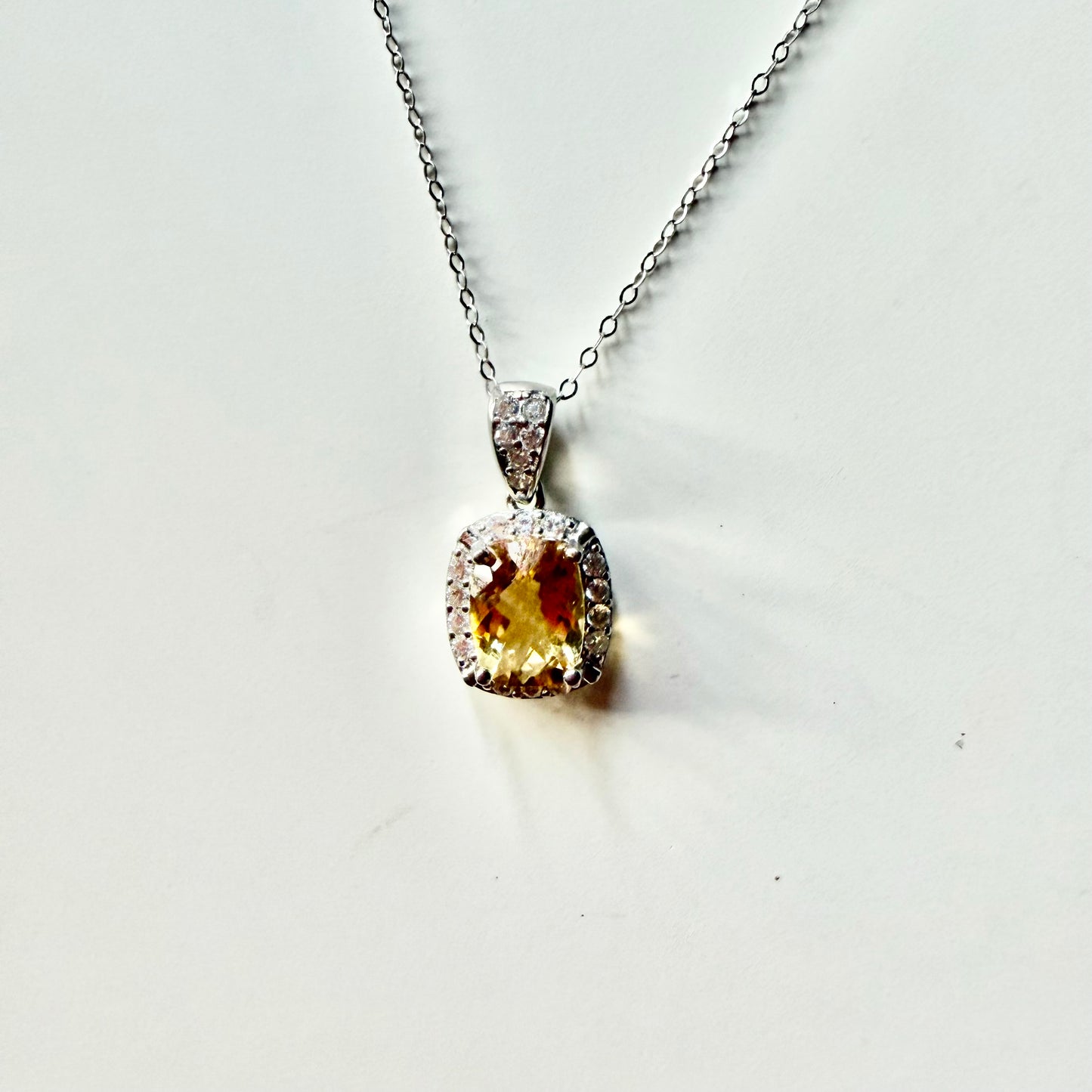Citrine S925 Necklace