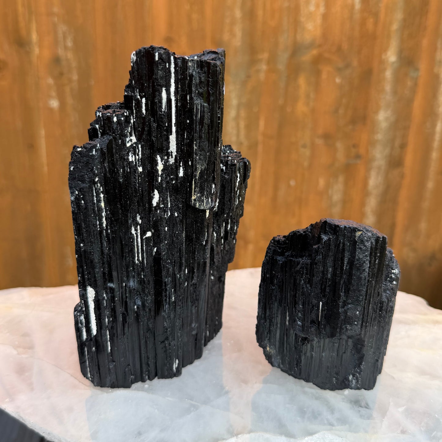Black Tourmaline Raw Towers