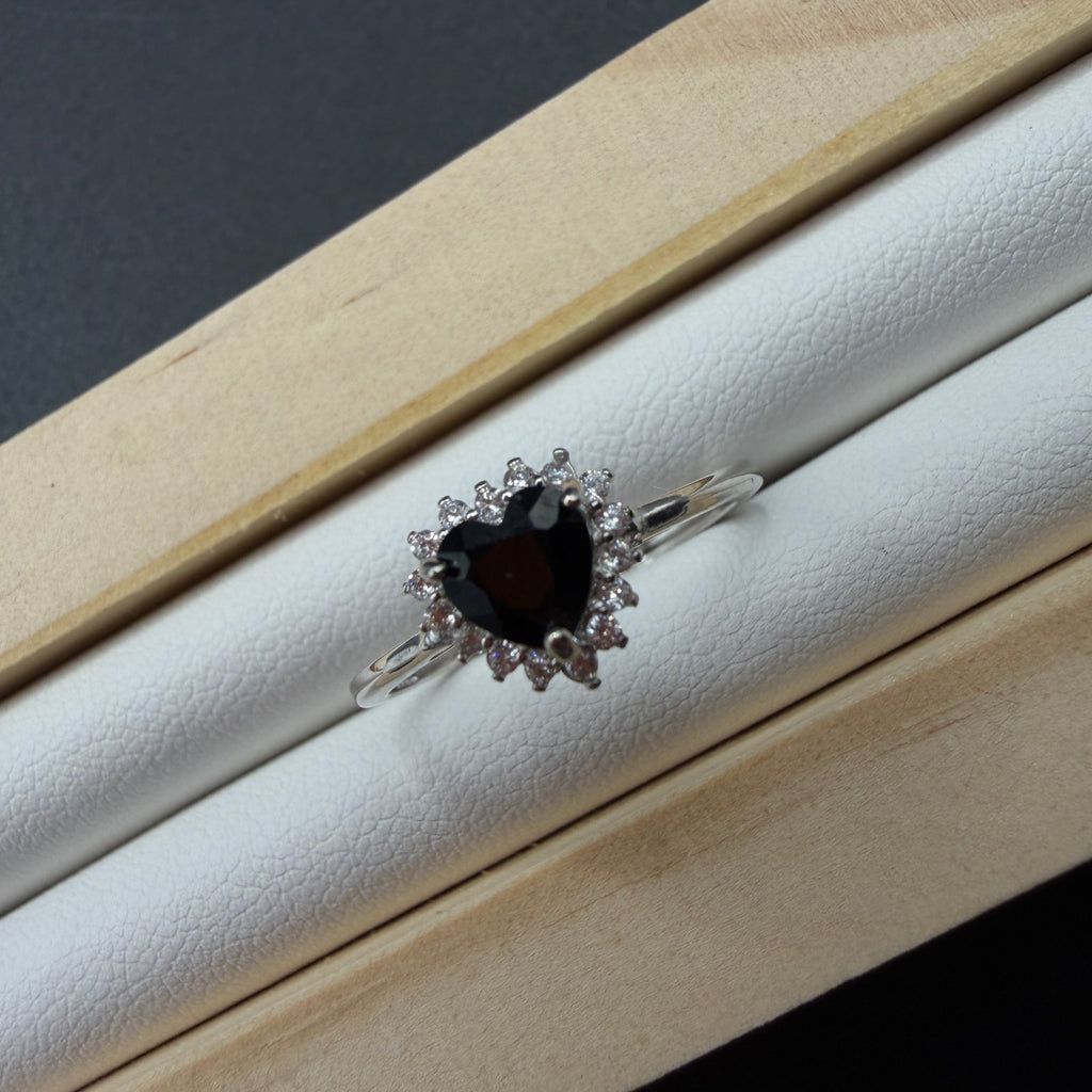 Black Spinel S925 Ring