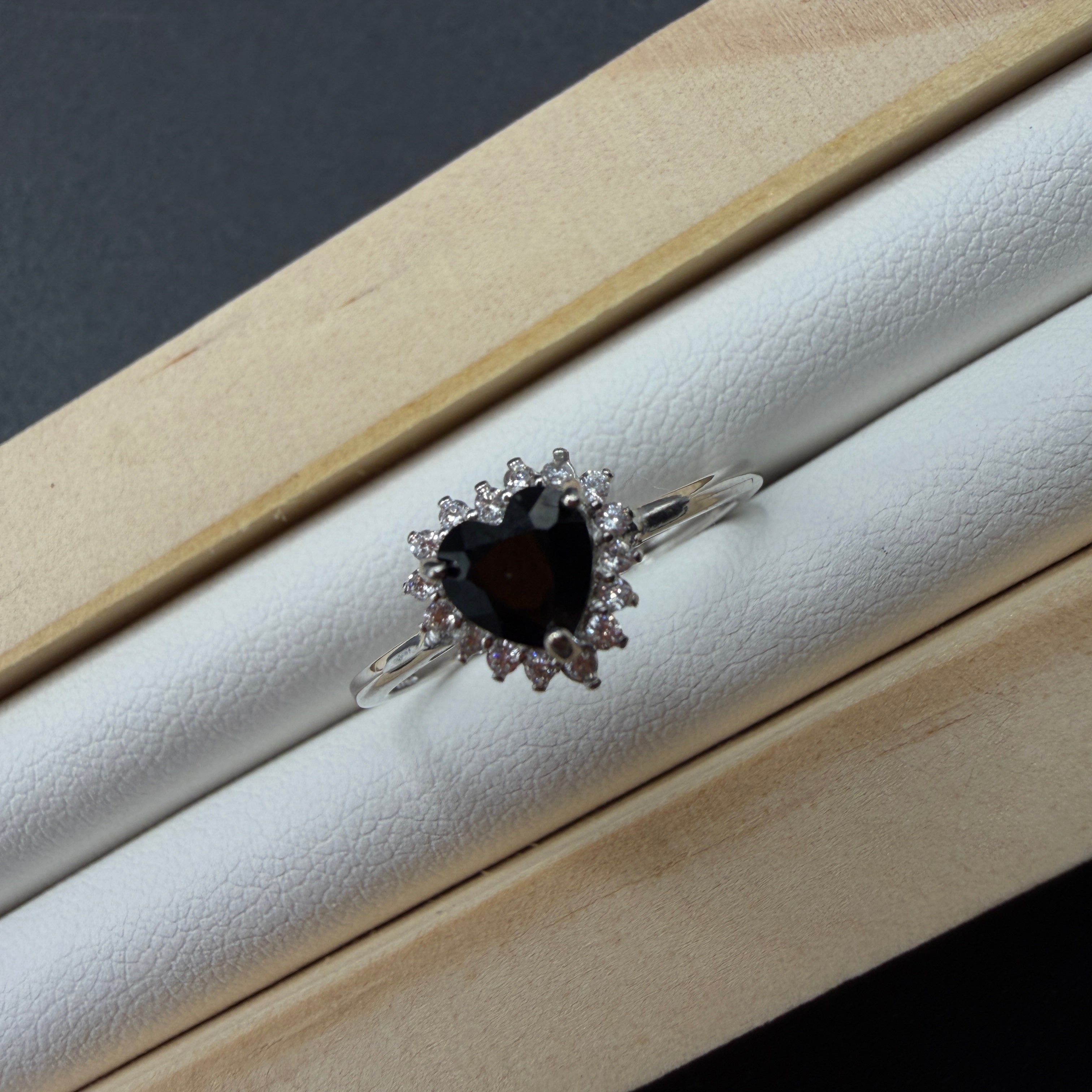 Black Spinel S925 Ring