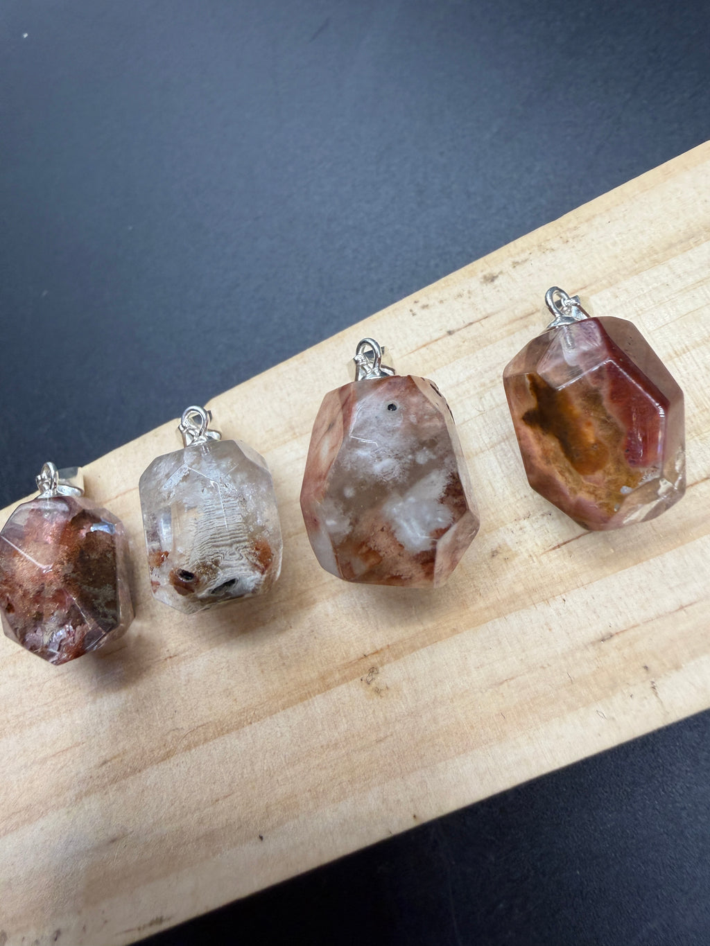 Amphibole Quartz S925 Necklace