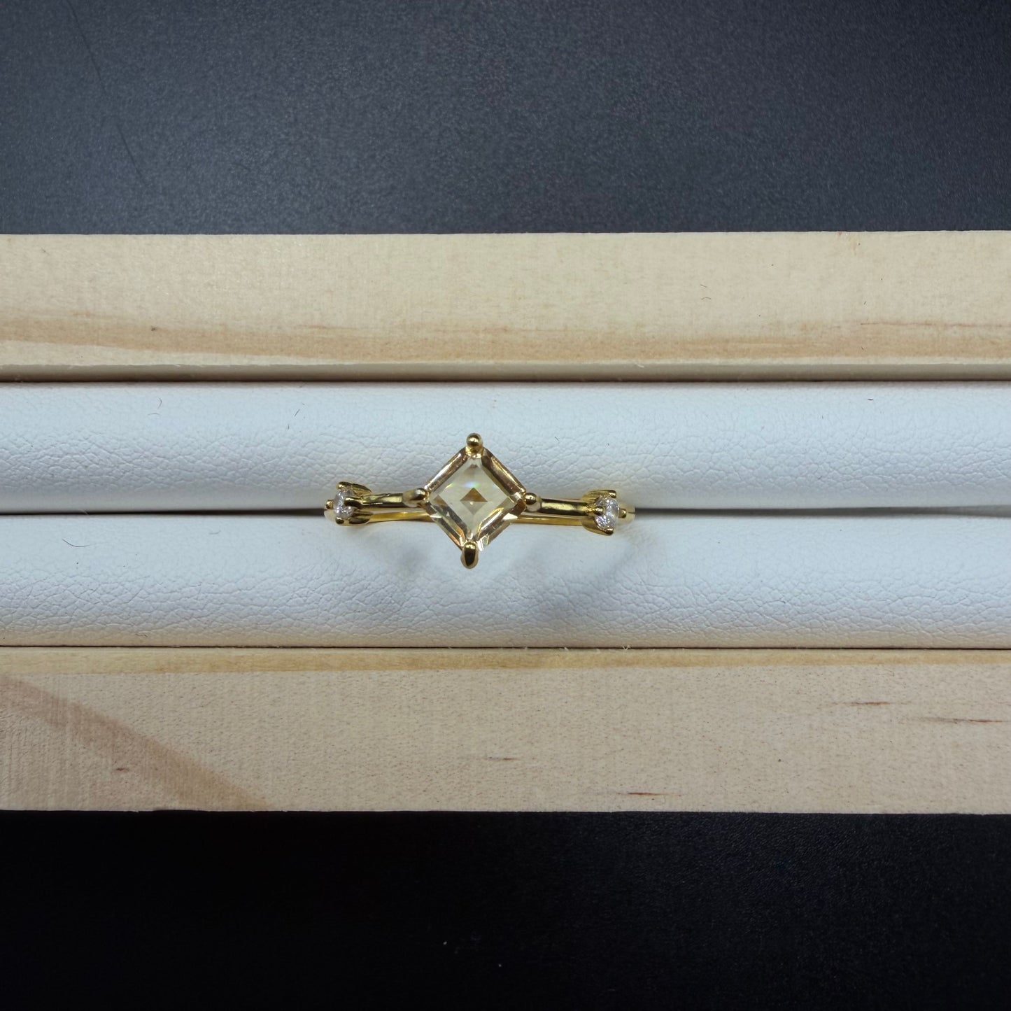 Citrine S925 Adjustable Ring