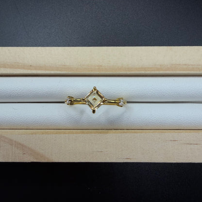 Citrine S925 Adjustable Ring