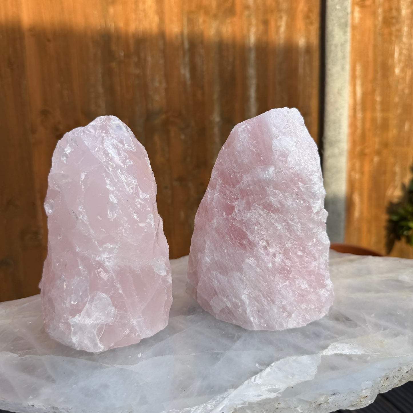 Rose Quartz Raw Towers