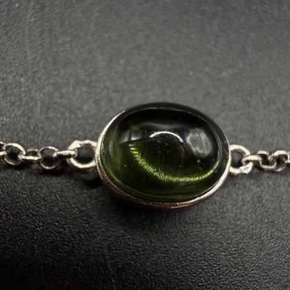 Moldavite S925 Certified Bracelet
