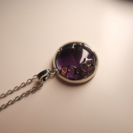 Amethyst Moon Necklace