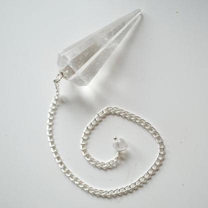 Clear Quartz Pendulum
