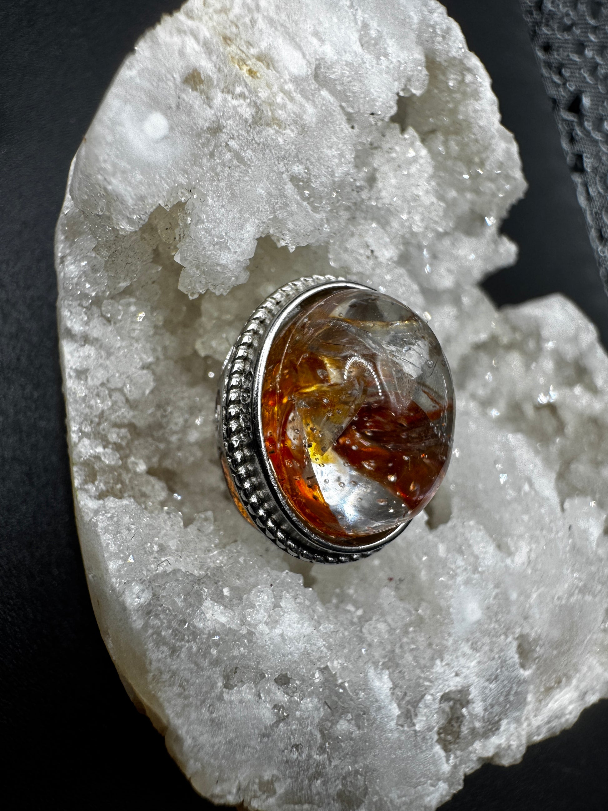 Fire Quartz Necklace