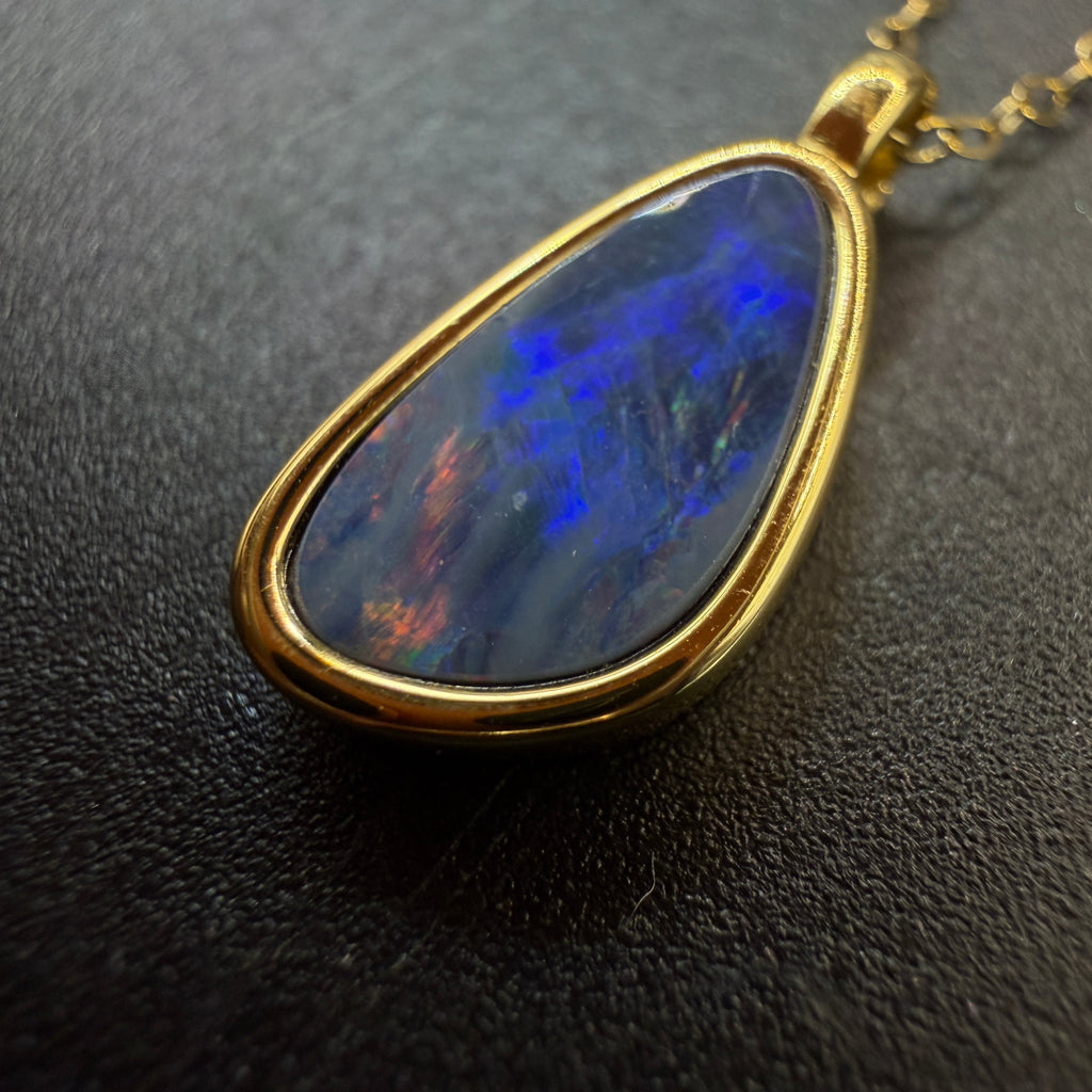 Australian Boulder Opal S925 Necklace