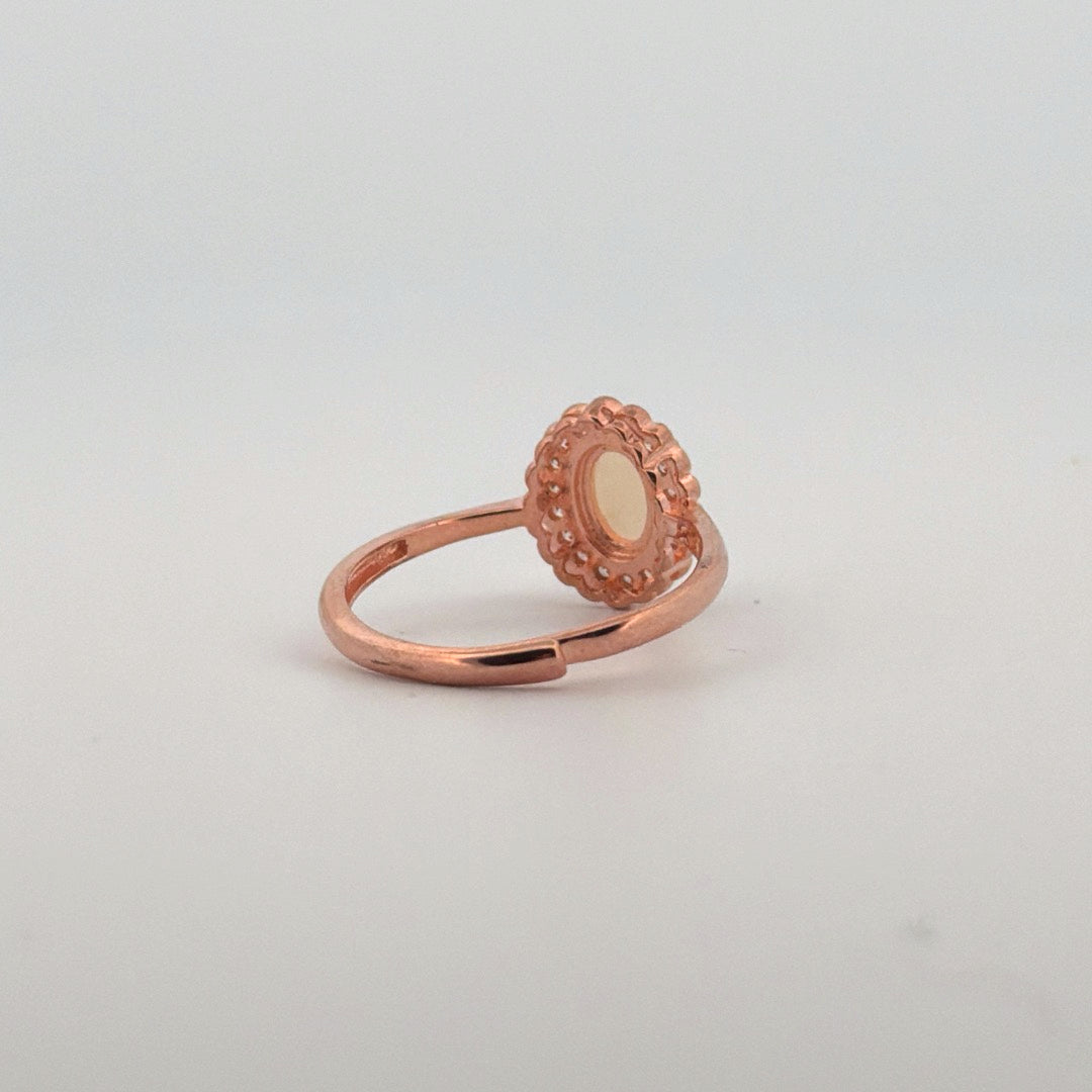 Opal S925 Certified Adjustable Ring