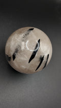 Black Tourmaline in Quartz Sphere