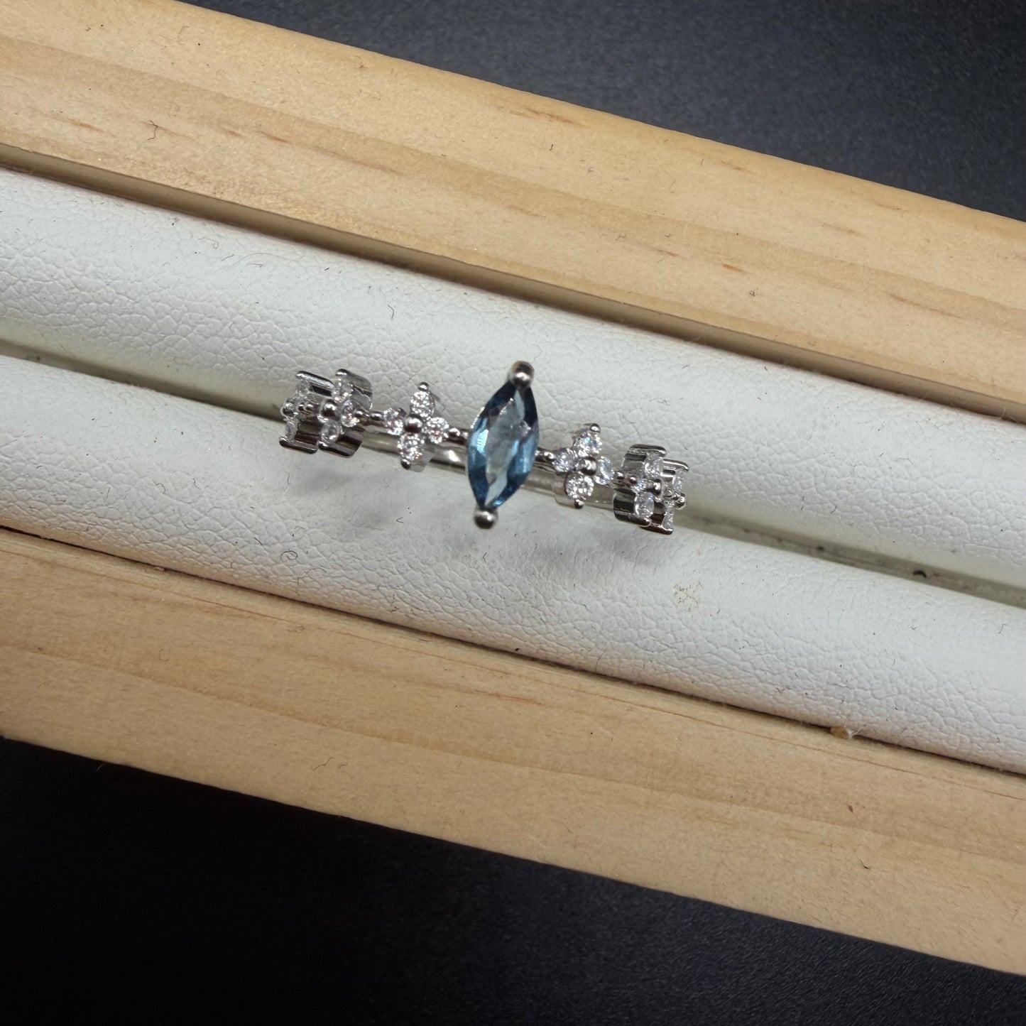 Tanzanite S925 Adjustable Ring