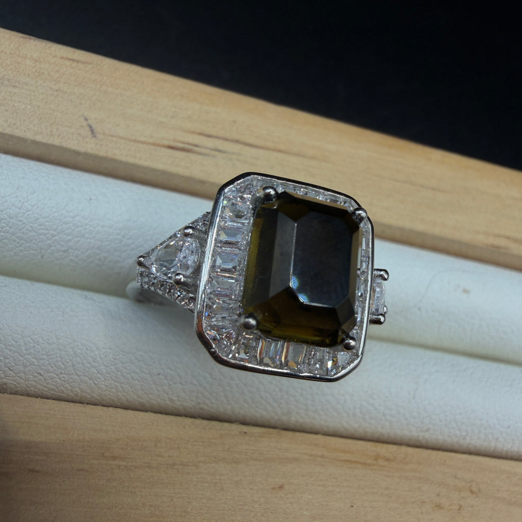 Cintamani Stone Saffordite S925 Certified Ring