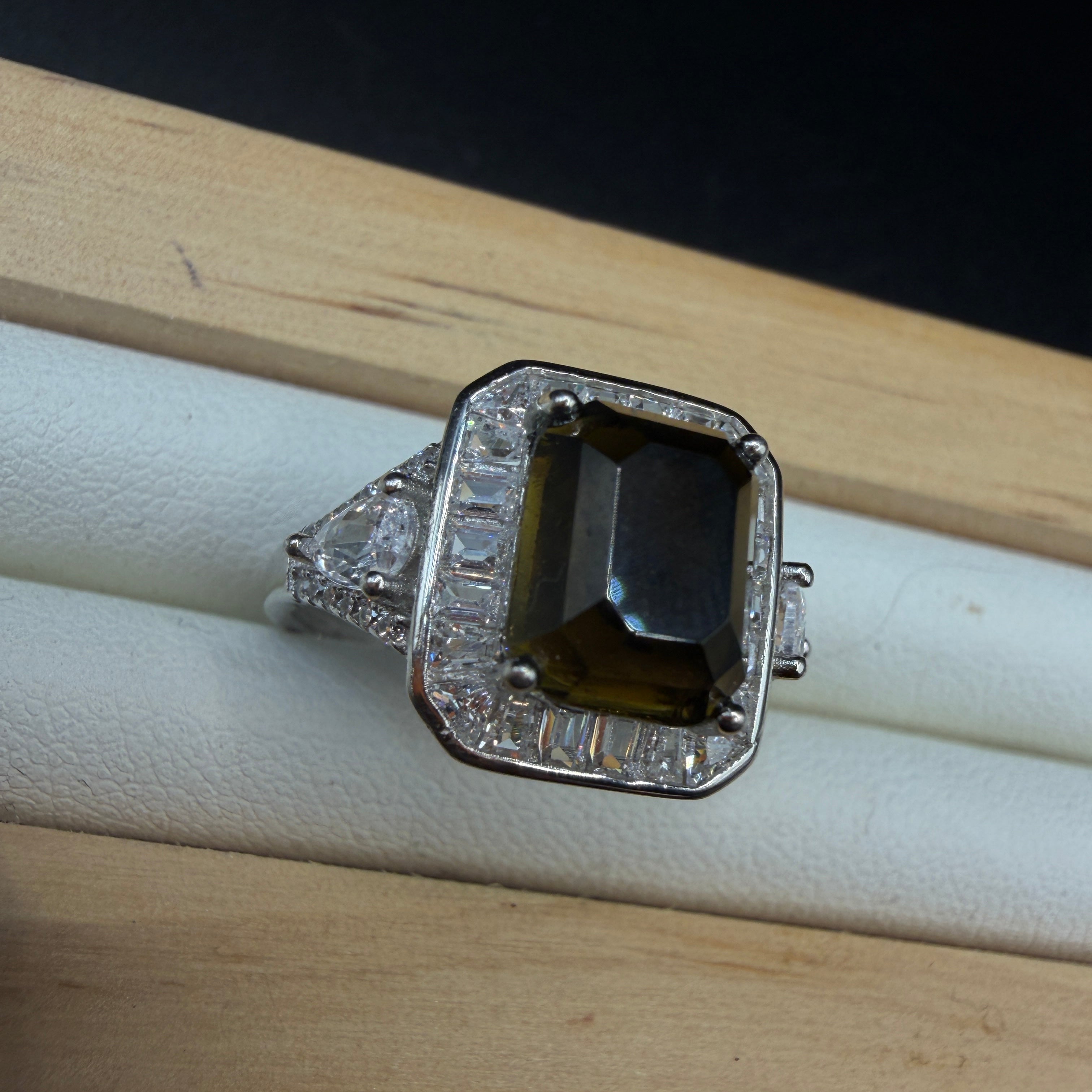 Cintamani Stone Saffordite S925 Certified Ring