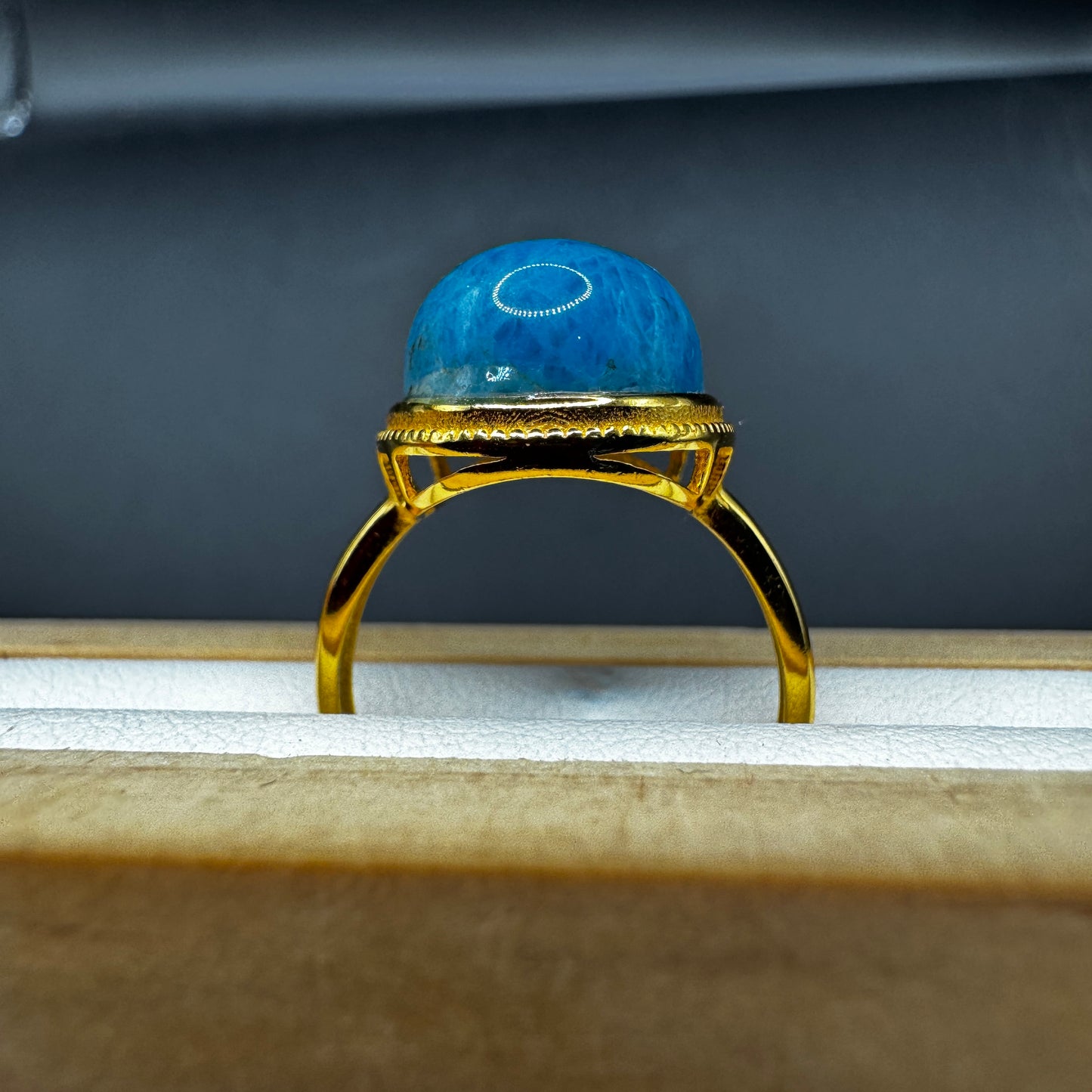Apatite S925 Adjustable Ring