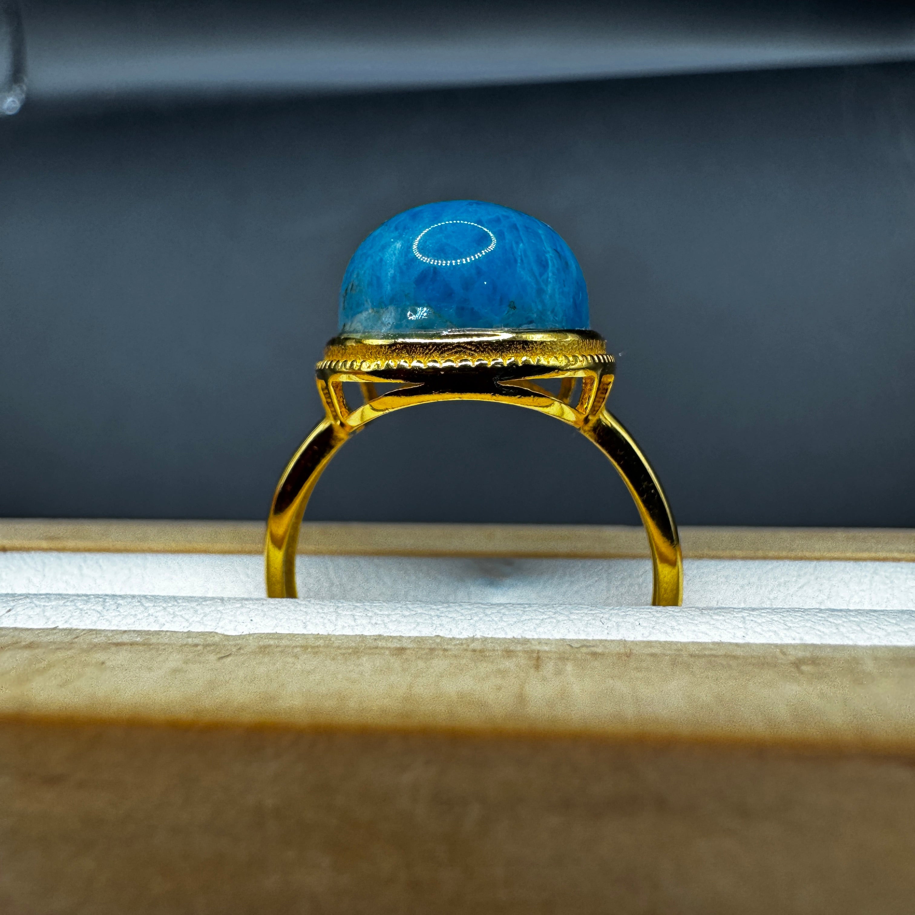 Apatite S925 Adjustable Ring