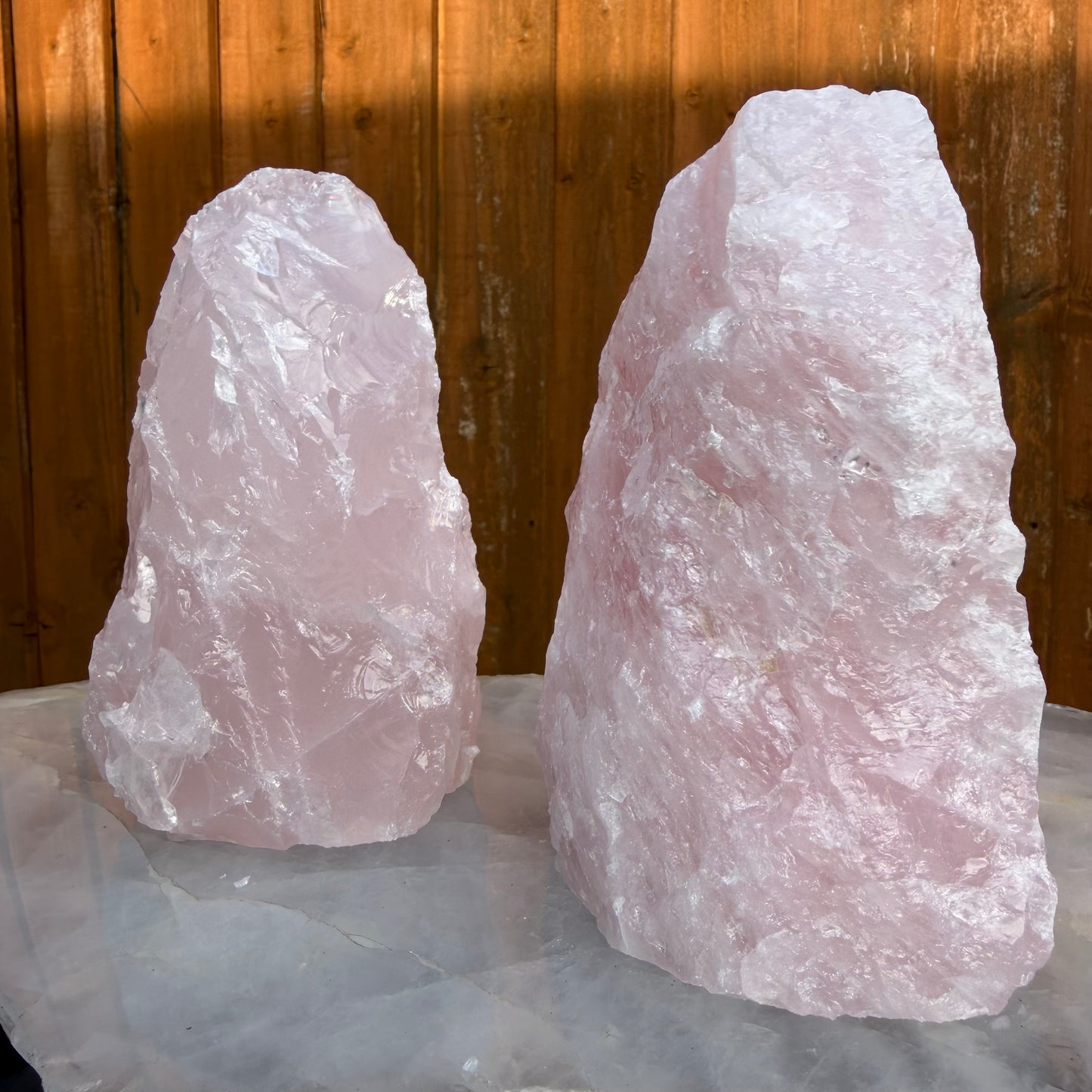 Rose Quartz Raw Towers