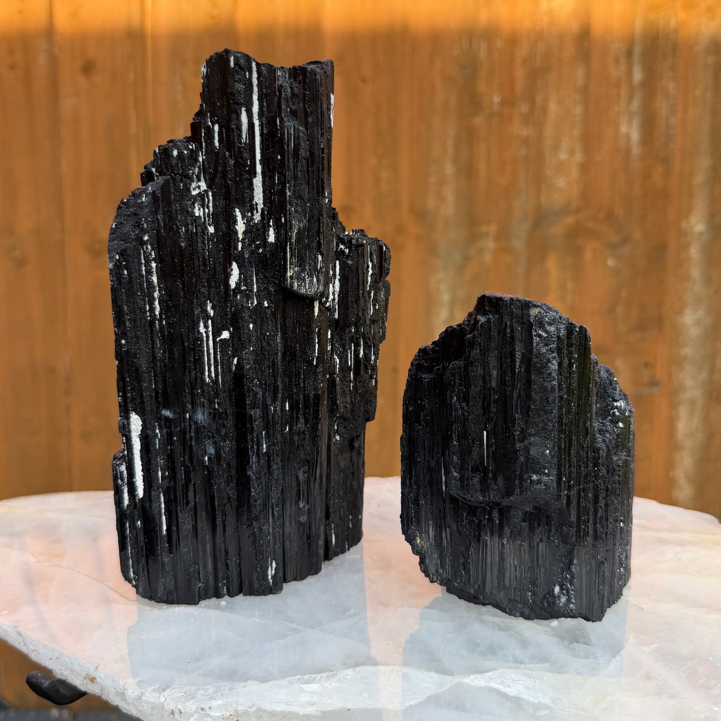 Black Tourmaline Raw Towers