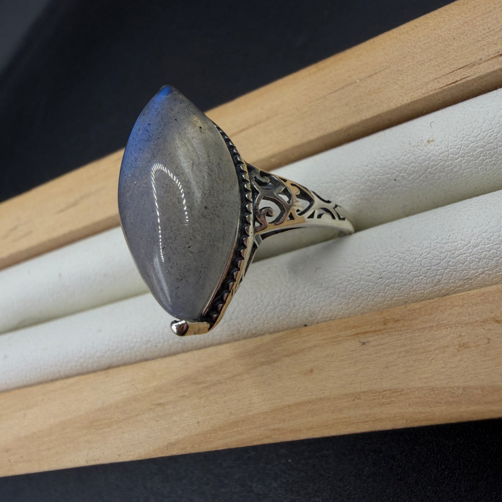 Labradorite S925 Adjustable Ring