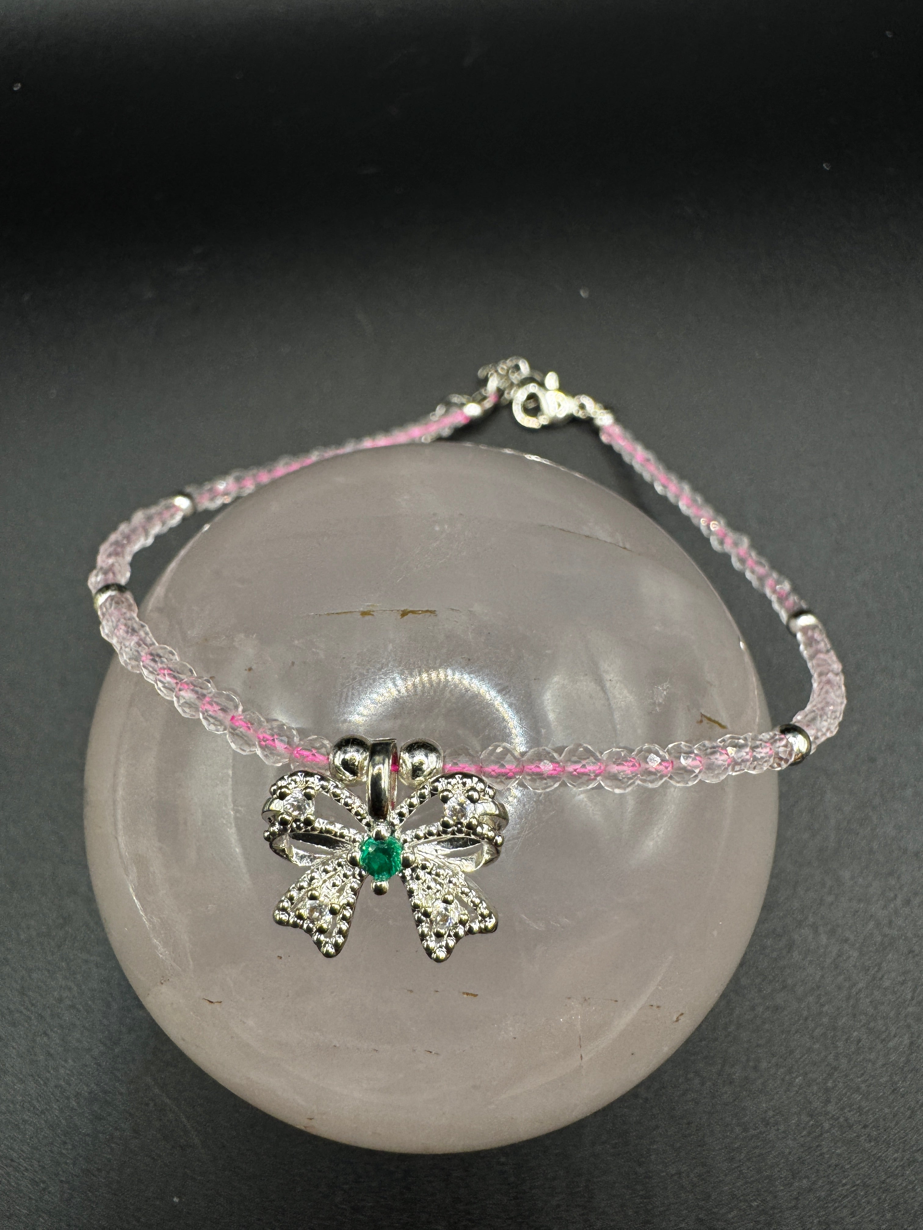 Rose Quartz Anklet