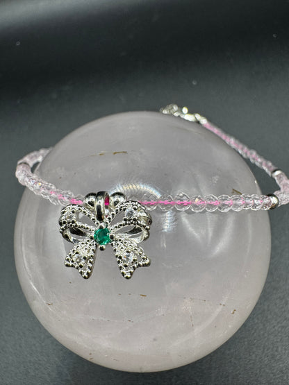 Rose Quartz Anklet