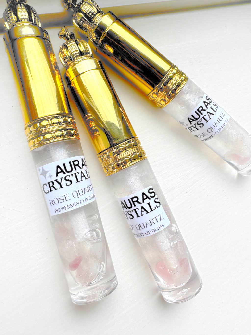 LIMITED EDITION Rose Quartz Peppermint Lip Gloss