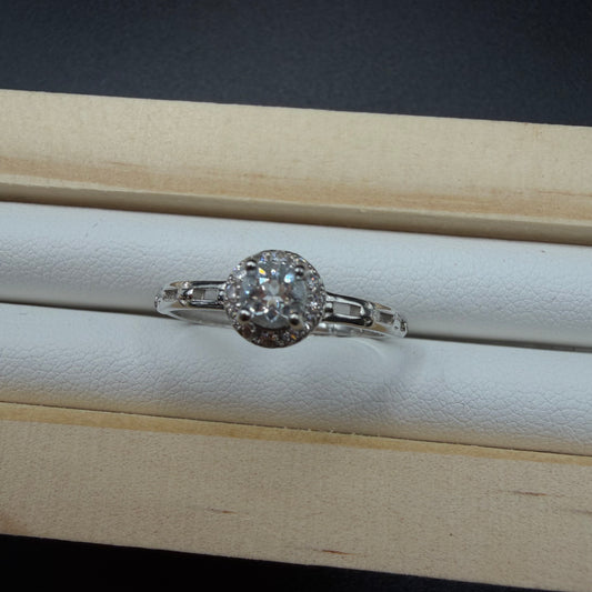 Moissanite Dainty S925 Adjustable Ring