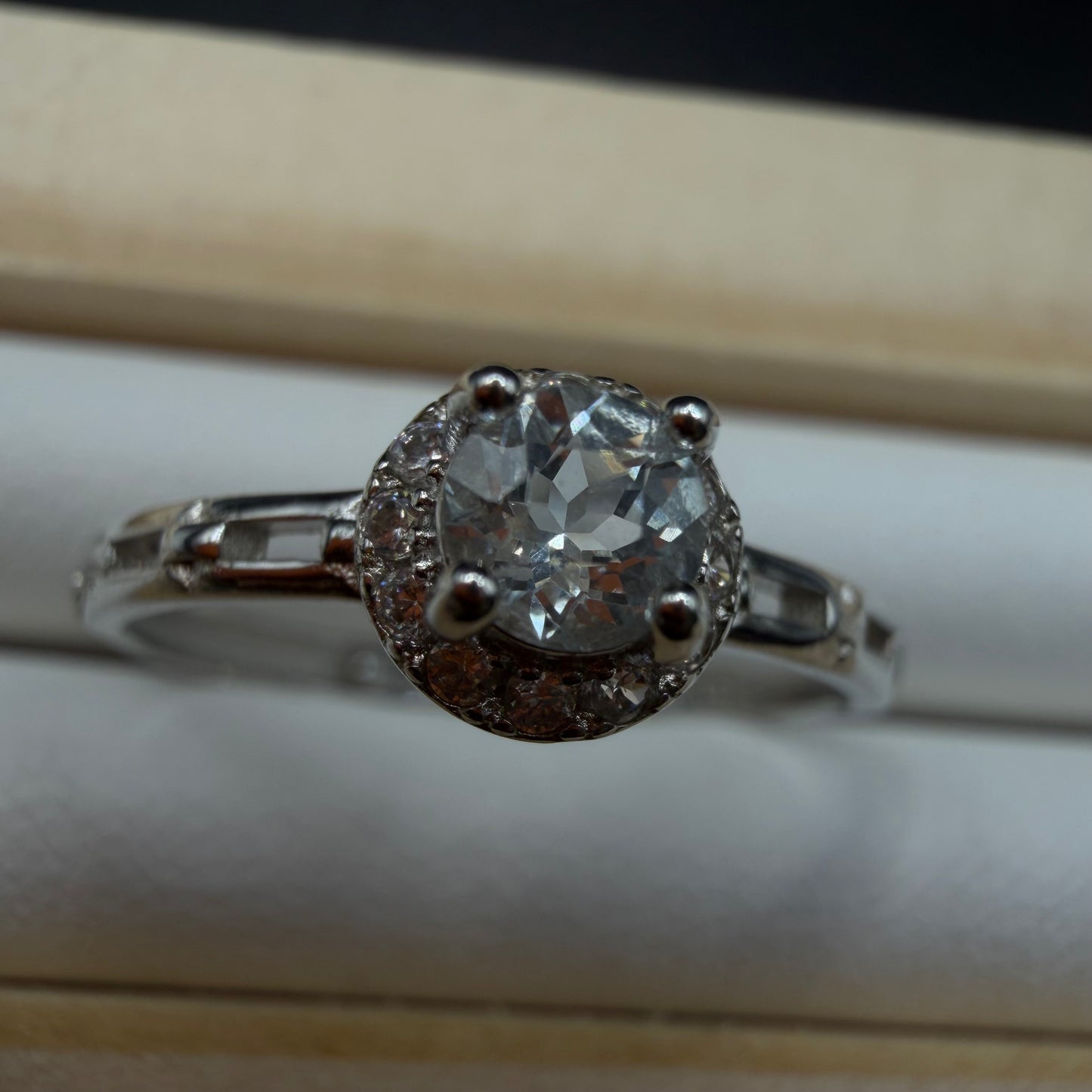Moissanite Dainty S925 Adjustable Ring
