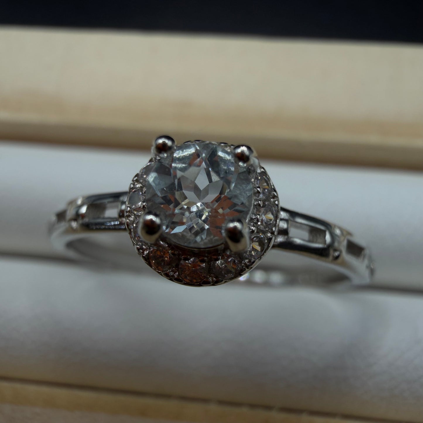 Moissanite Dainty S925 Adjustable Ring