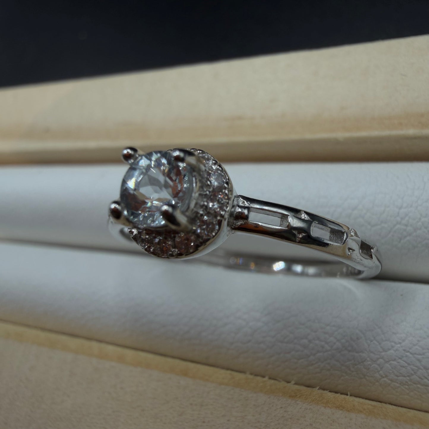 Moissanite Dainty S925 Adjustable Ring