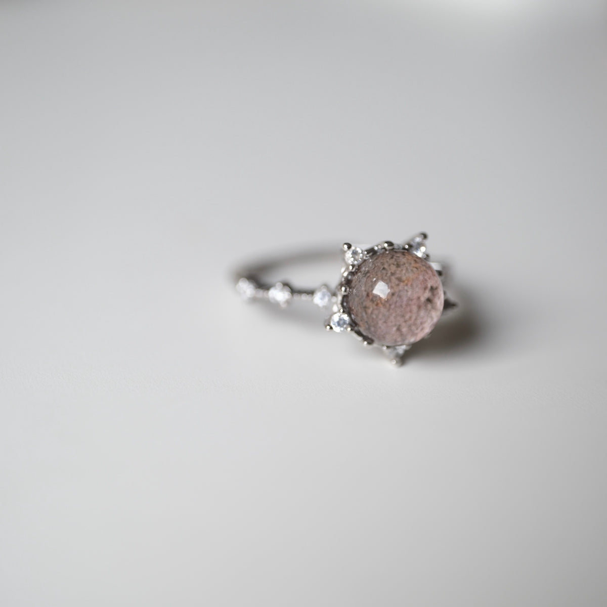 Garden Quartz ring three-quarter view