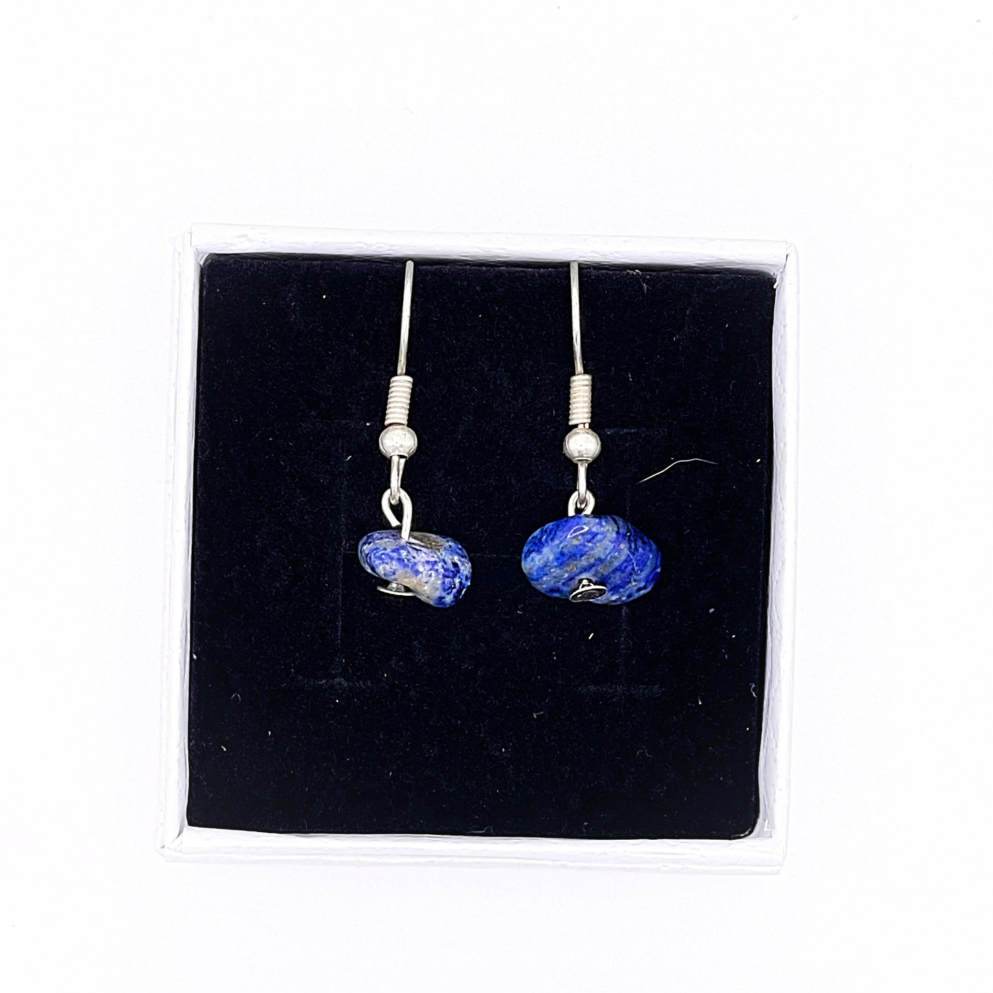 Sodalite Chip Drop Earrings