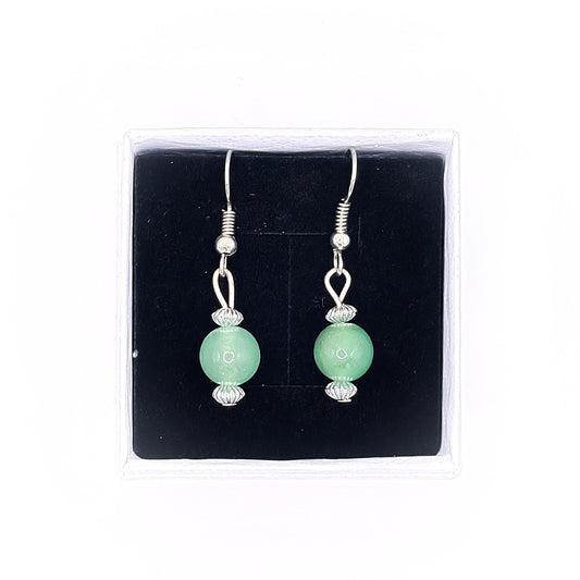 Green Aventurine Drop Earrings