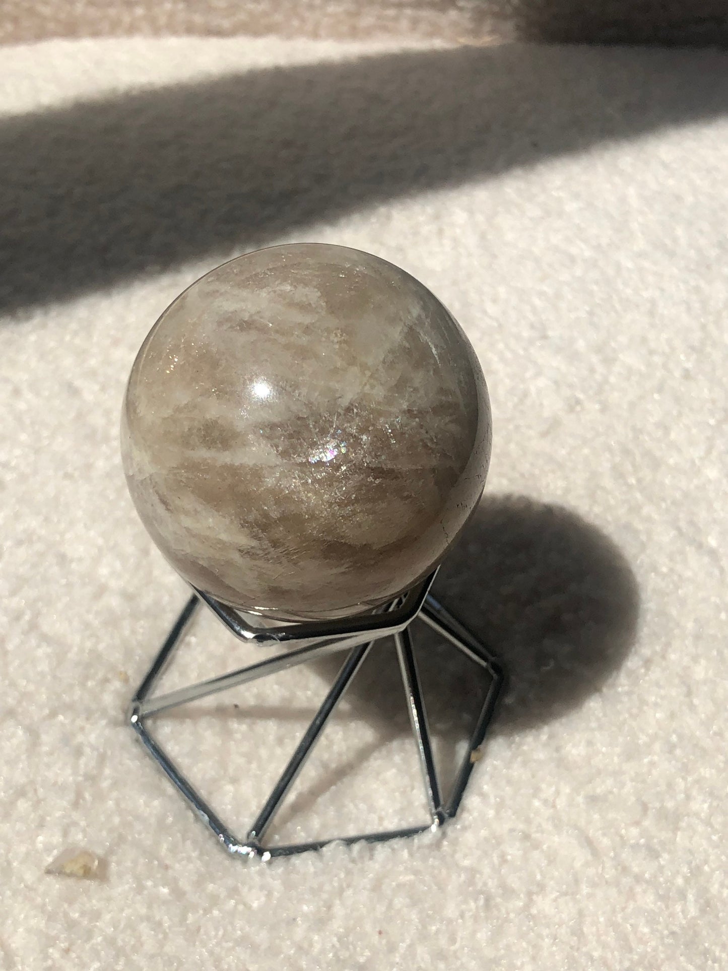 Moonstone Sphere Blue Flash