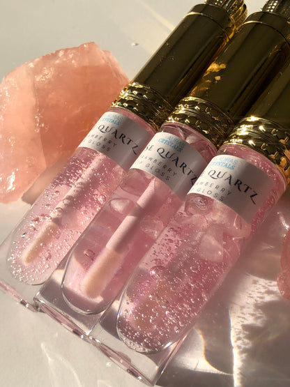 Rose Quartz Strawberry Lip Gloss