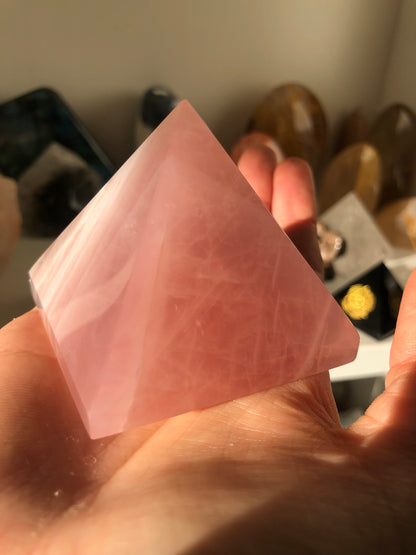 Rose Quartz Pyramid