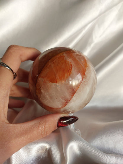 Fire Quartz Sphere